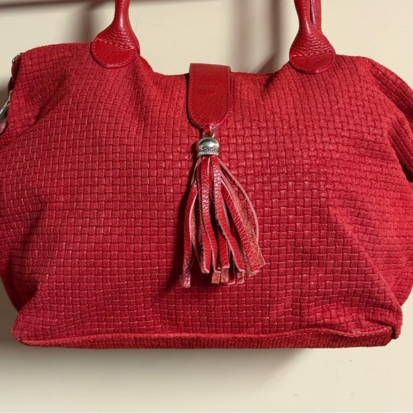 🇨🇦🇨🇦🇨🇦 Borse In Pelle Leather Handbag - Picture 7 of 10